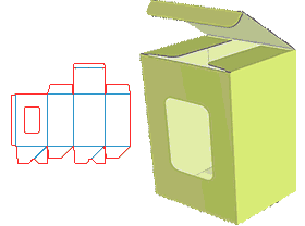 Sticky bottom tube box, open window paste pvc/pet, visible internal products, color box, paper corrugated paper pit tray, lid lock buckle is not easy to open, packaging structure design, packaging box