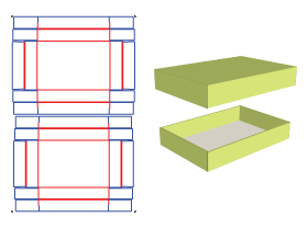 Tiandi cover card box, folding box, sky box / ground box / bottom box, gift box, gift box, color box