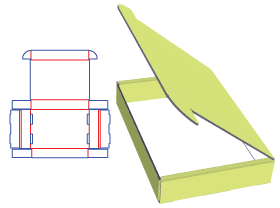 Flip Box,electronic product packaging design,keyboard packaging design