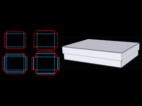 Heaven and earth cover V groove, inner fold, inner sticker optional, cover height adjustable
