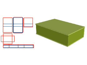 Three-piece book-shaped box, lid edge extension perforated, 180 degree clamshell gift box, cardboard box, gift box, hardcover box, magnet box