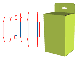 Double insert box, lock buckle, concealed/flat buckle, hanging, hook, cover bottom lock design, color box, cardboard corrugated paper pit carton, packaging structure design, packaging box structure, p